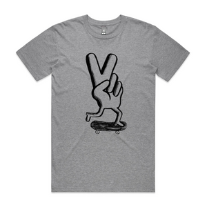 Failr Peace On A Board Tee by Lonely Kids Club. All clothing from our T-shirts to our shorts and hoodies are ethically made, and printed packed and shipped from Sydney.