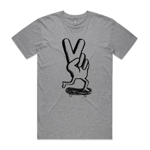 Failr Peace On A Board Tee by Lonely Kids Club. All clothing from our T-shirts to our shorts and hoodies are ethically made, and printed packed and shipped from Sydney.