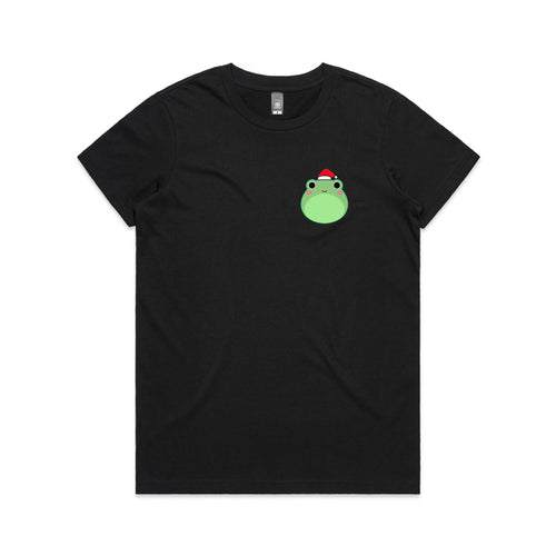 Festive Frog Tee by Lonely Kids Club. All clothing from our T-shirts to our shorts and hoodies are ethically made, and printed packed and shipped from Sydney.