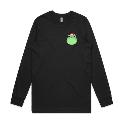 Festive Frog Tee by Lonely Kids Club. All clothing from our T-shirts to our shorts and hoodies are ethically made, and printed packed and shipped from Sydney.
