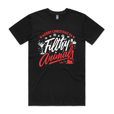 Filthy Animals Tee by Lonely Kids Club. All clothing from our T-shirts to our shorts and hoodies are ethically made, and printed packed and shipped from Sydney.