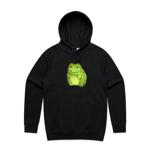 Froggy Hoodie by Lonely Kids Club. All clothing from our T-shirts to our shorts and hoodies are ethically made, and printed packed and shipped from Sydney.