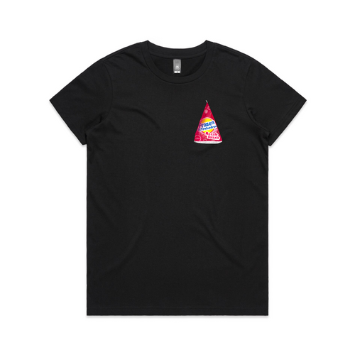 Frozen Tetrahedron Tee by Lonely Kids Club. All clothing from our T-shirts to our shorts and hoodies are ethically made, and printed packed and shipped from Sydney.