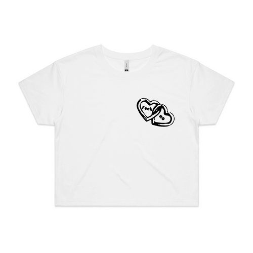 Fuck No Tee by Lonely Kids Club. All clothing from our T-shirts to our shorts and hoodies are ethically made, and printed packed and shipped from Sydney.