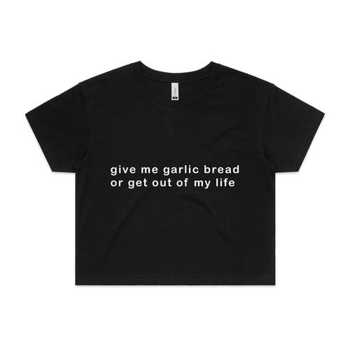 Garlic Bread Tee by Lonely Kids Club. All clothing from our T-shirts to our shorts and hoodies are ethically made, and printed packed and shipped from Sydney.