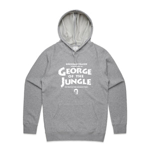 George Of The Jungle Hoodie by Lonely Kids Club. All clothing from our T-shirts to our shorts and hoodies are ethically made, and printed packed and shipped from Sydney.