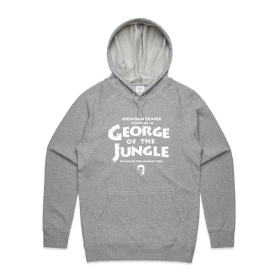 George Of The Jungle Hoodie by Lonely Kids Club. All clothing from our T-shirts to our shorts and hoodies are ethically made, and printed packed and shipped from Sydney.