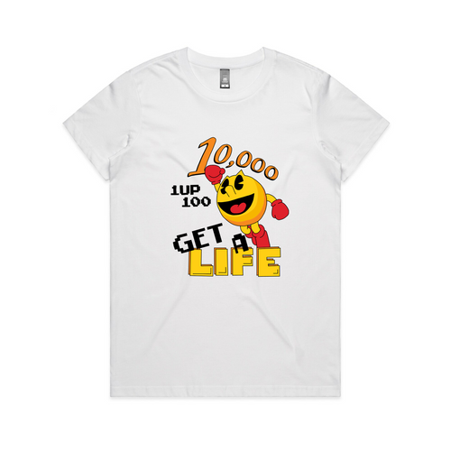 Get A Life Tee by Lonely Kids Club. All clothing from our T-shirts to our shorts and hoodies are ethically made, and printed packed and shipped from Sydney.