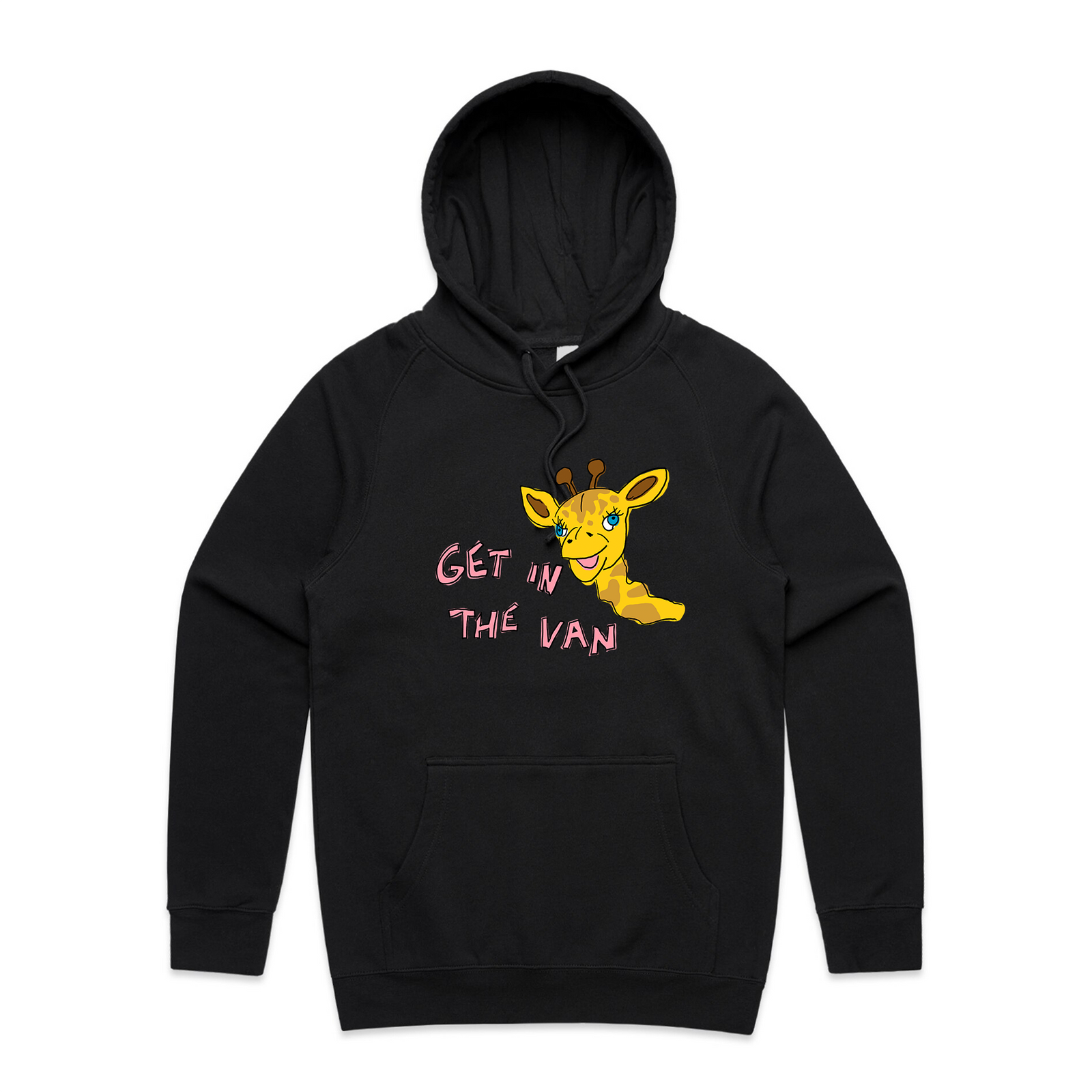 Get in the van healthy harold hoodie. Printed in Sydney by Lonely Kids Club. 