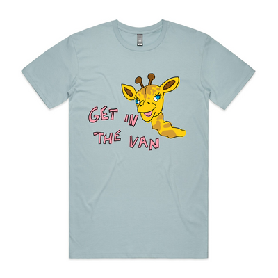 Get In The Van Tee by Lonely Kids Club. All clothing from our T-shirts to our shorts and hoodies are ethically made, and printed packed and shipped from Sydney.