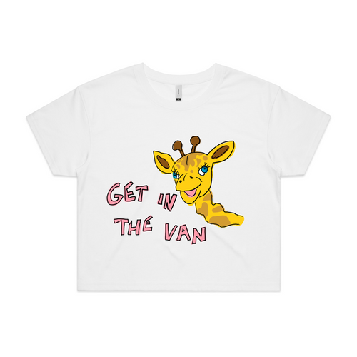 Get In The Van Tee by Lonely Kids Club. All clothing from our T-shirts to our shorts and hoodies are ethically made, and printed packed and shipped from Sydney.