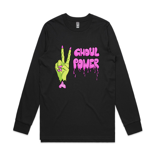 Ghoul Power Tee by Lonely Kids Club. All clothing from our T-shirts to our shorts and hoodies are ethically made, and printed packed and shipped from Sydney.