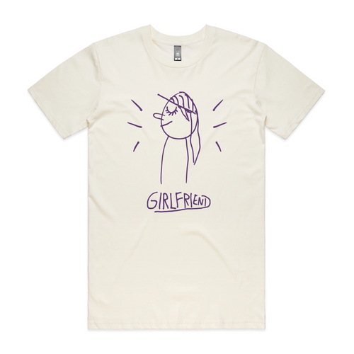 Girlfriend Tee by Lonely Kids Club. All clothing from our T-shirts to our shorts and hoodies are ethically made, and printed packed and shipped from Sydney.