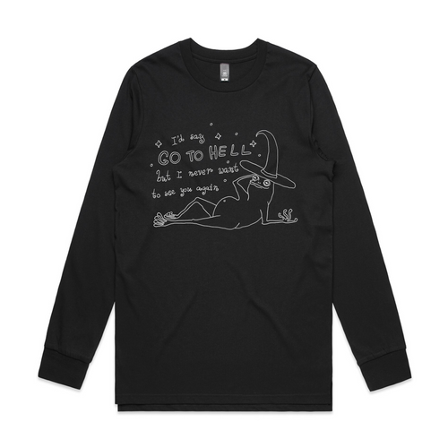 Go To Hell Tee by Lonely Kids Club. All clothing from our T-shirts to our shorts and hoodies are ethically made, and printed packed and shipped from Sydney.