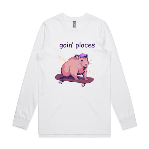 Goin' Places Tee by Lonely Kids Club. All clothing from our T-shirts to our shorts and hoodies are ethically made, and printed packed and shipped from Sydney.