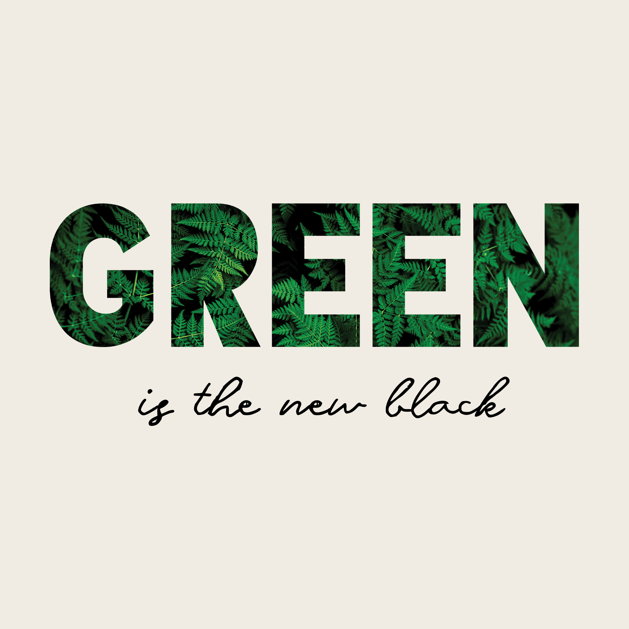 Green Is The New Black Tee