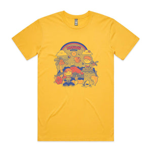 Hawaii Kawaii Tee by Lonely Kids Club. All clothing from our T-shirts to our shorts and hoodies are ethically made, and printed packed and shipped from Sydney.