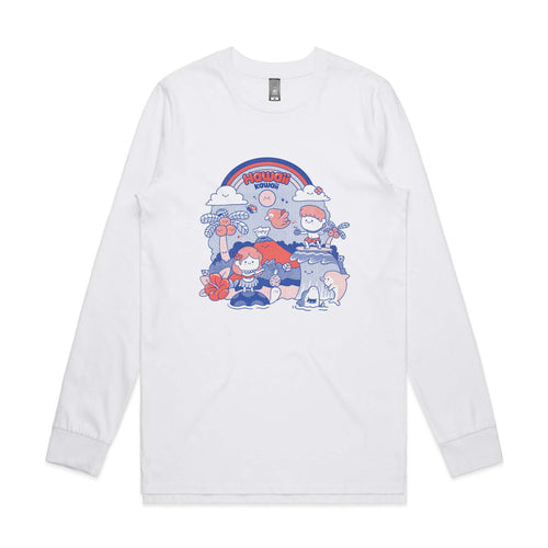 Hawaii Kawaii Tee by Lonely Kids Club. All clothing from our T-shirts to our shorts and hoodies are ethically made, and printed packed and shipped from Sydney.