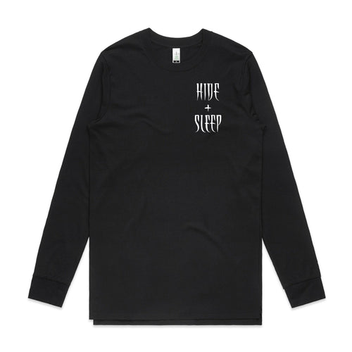 Hide & Sleep Tee by Lonely Kids Club. All clothing from our T-shirts to our shorts and hoodies are ethically made, and printed packed and shipped from Sydney.