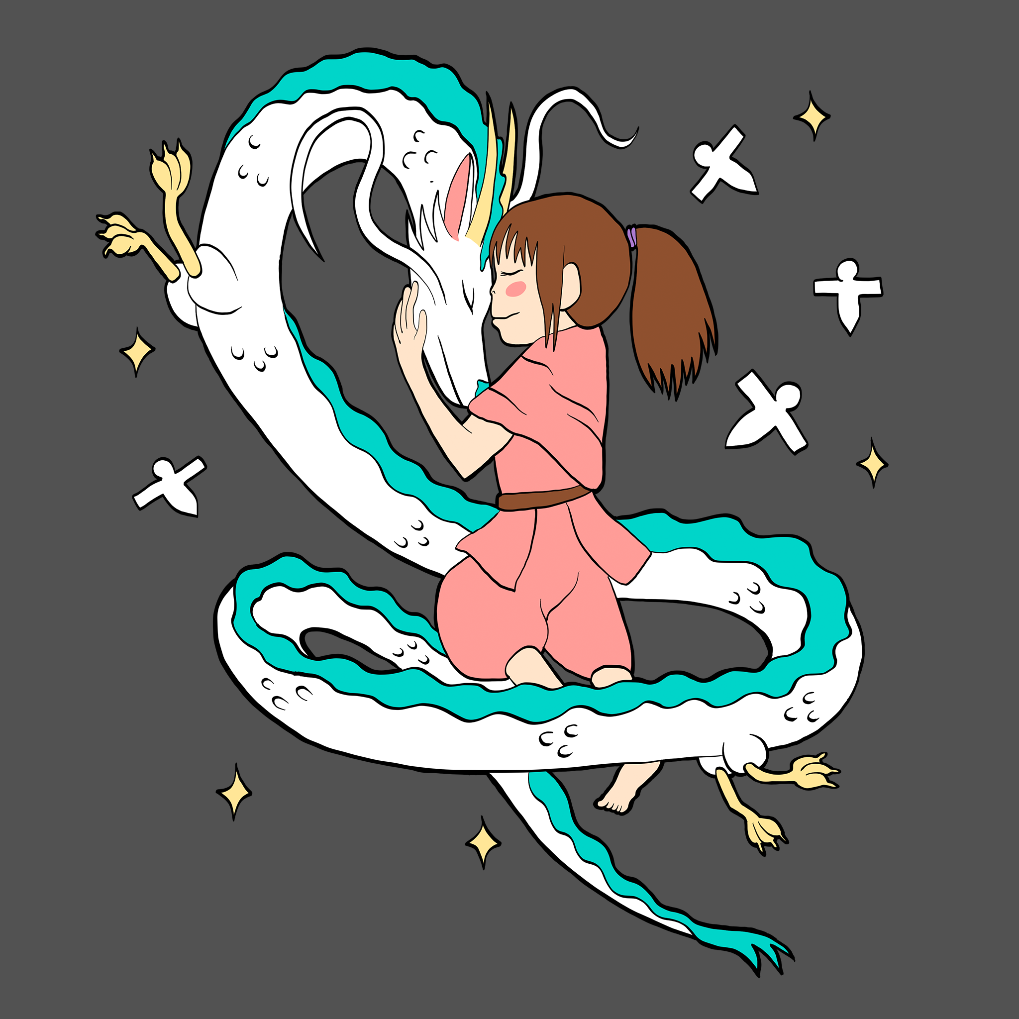 Haku & Chihiro Tee