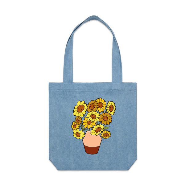 Happy Sunflowers Tote