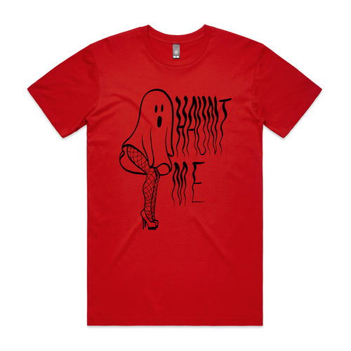 Haunt Me Tee by Lonely Kids Club. All clothing from our T-shirts to our shorts and hoodies are ethically made, and printed packed and shipped from Sydney.