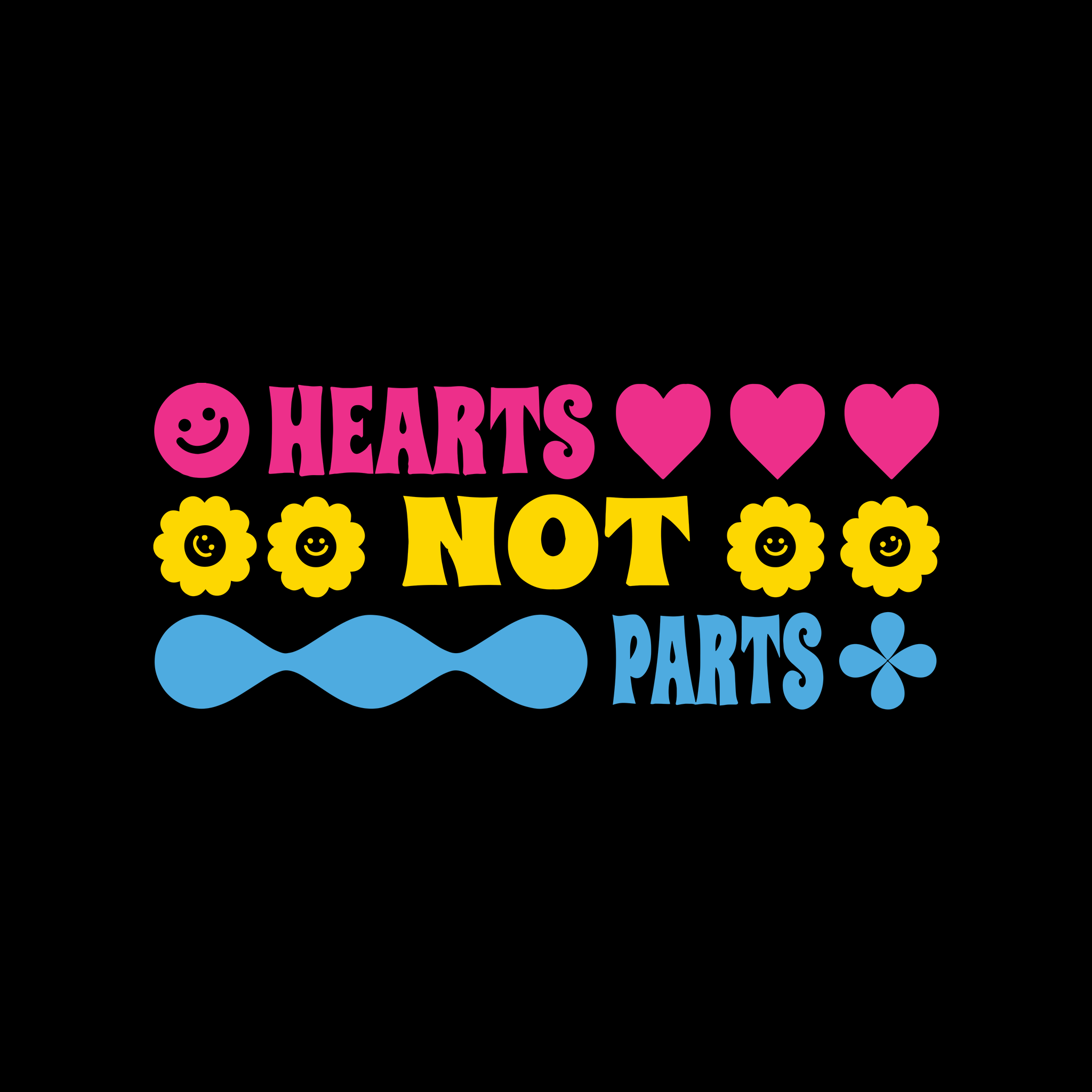 Hearts Not Parts Tee