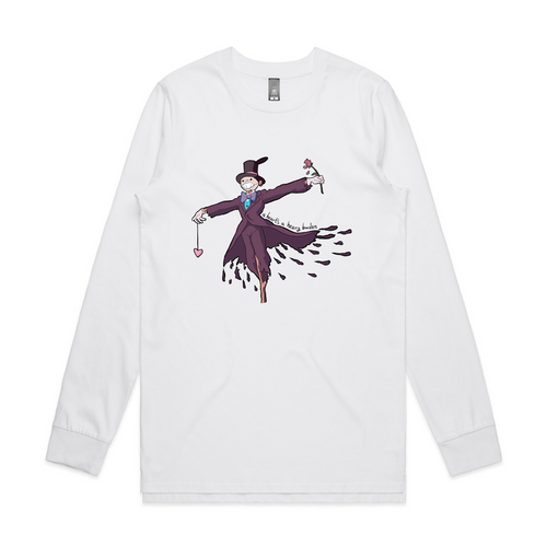 The Heart's A Heavy Burden Tee by Lonely Kids Club. All clothing from our T-shirts to our shorts and hoodies are ethically made, and printed packed and shipped from Sydney.