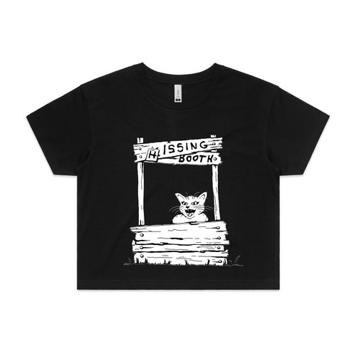 Hissing Booth Tee by Lonely Kids Club. All clothing from our T-shirts to our shorts and hoodies are ethically made, and printed packed and shipped from Sydney.