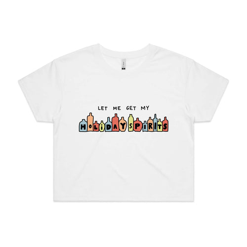Holiday Spirits Tee by Lonely Kids Club. All clothing from our T-shirts to our shorts and hoodies are ethically made, and printed packed and shipped from Sydney.