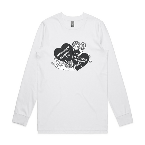 Hopelessly Devoted Tee by Lonely Kids Club. All clothing from our T-shirts to our shorts and hoodies are ethically made, and printed packed and shipped from Sydney.