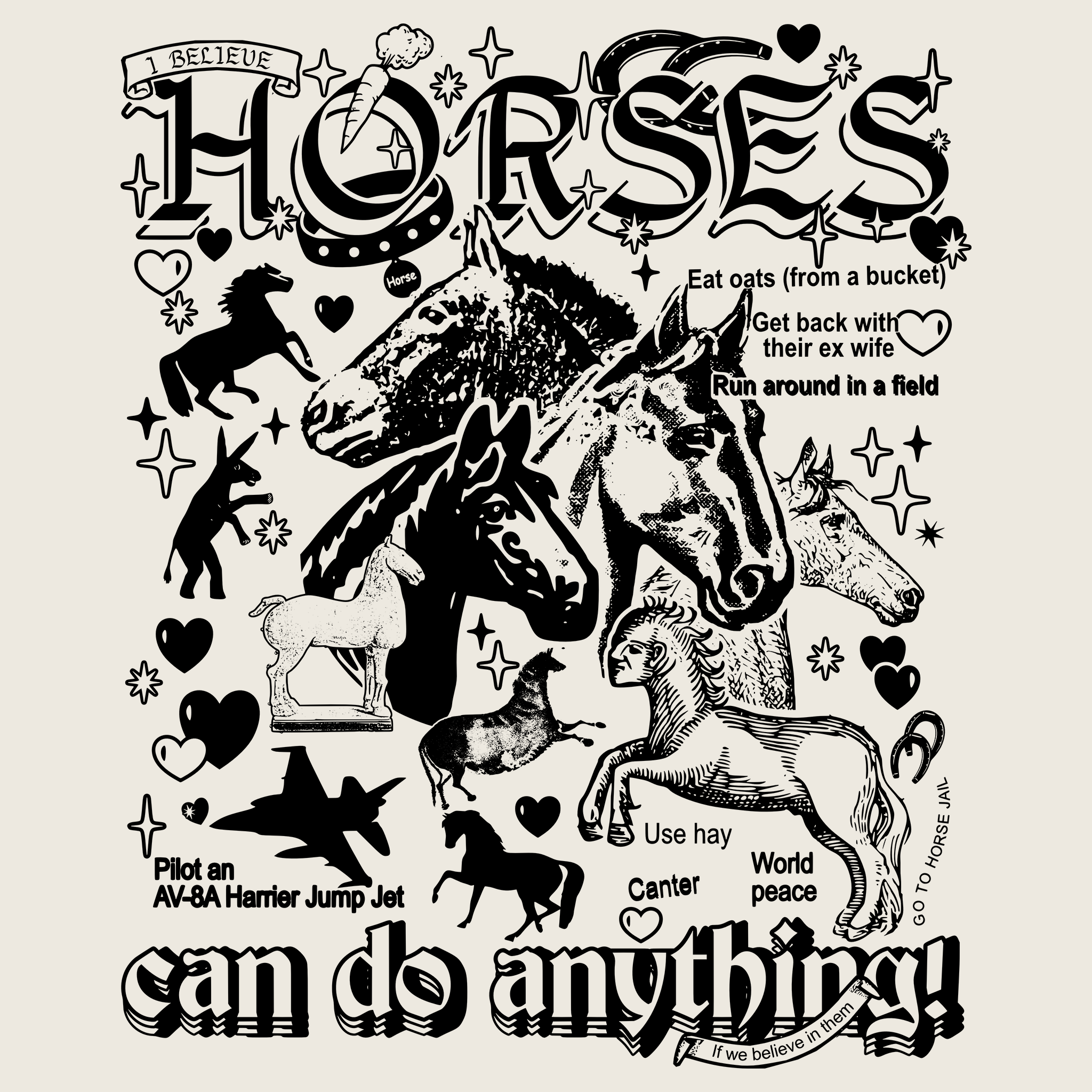 Horses Tee