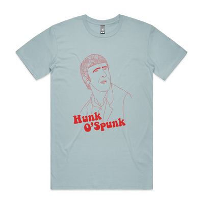 Hunk O'Spunk Tee by Lonely Kids Club. All clothing from our T-shirts to our shorts and hoodies are ethically made, and printed packed and shipped from Sydney.