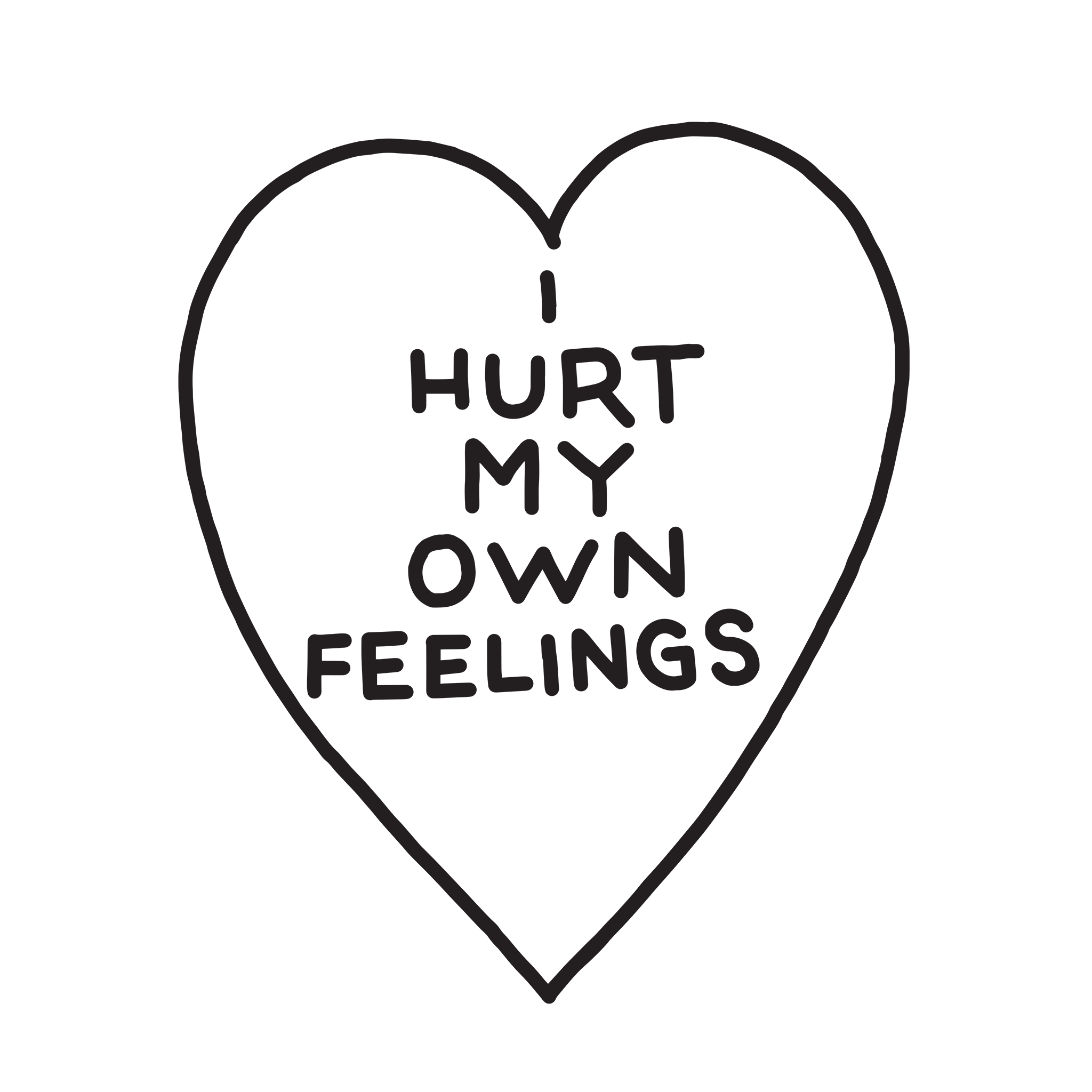 Hurt My Own Feelings Tee