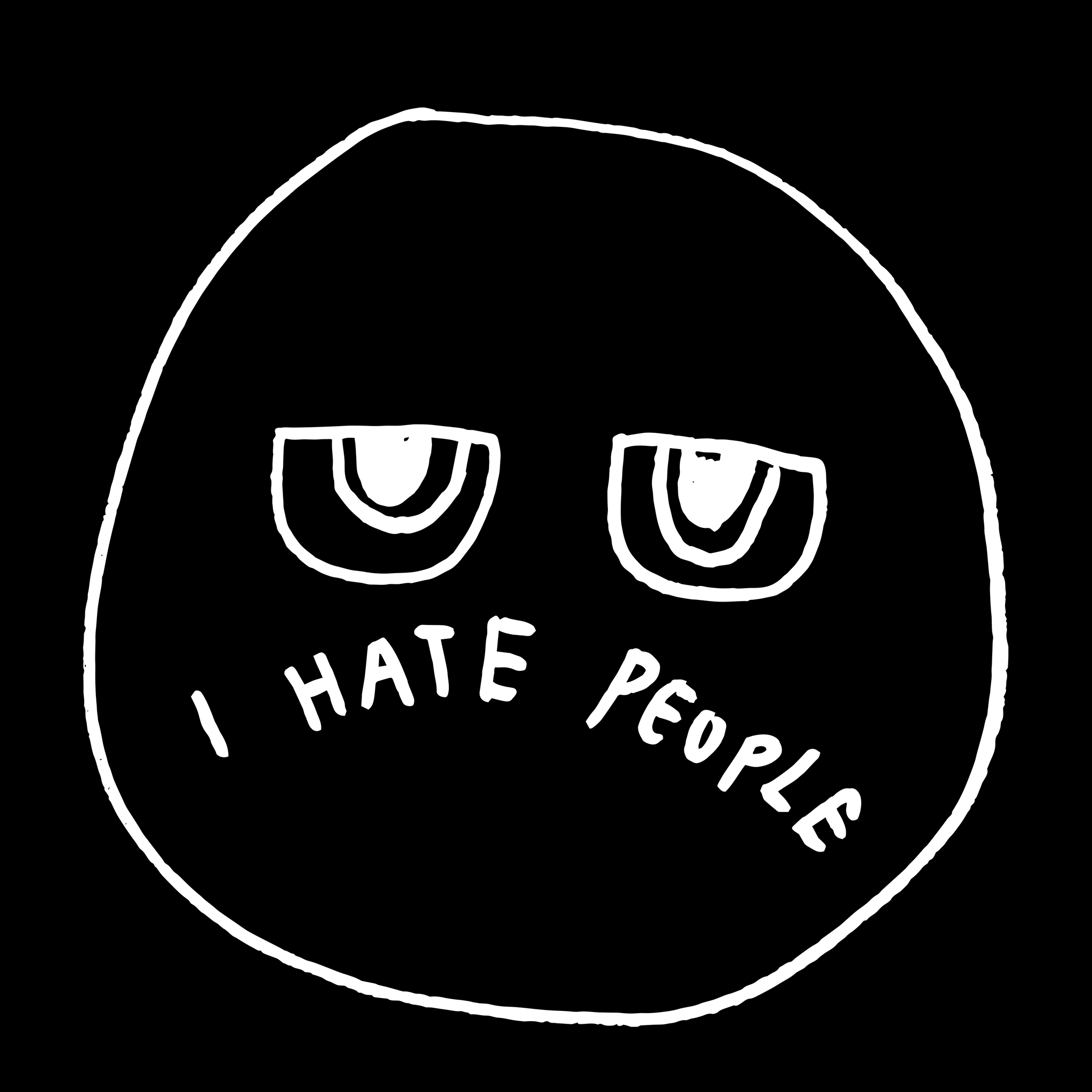 I Hate People Hoodie