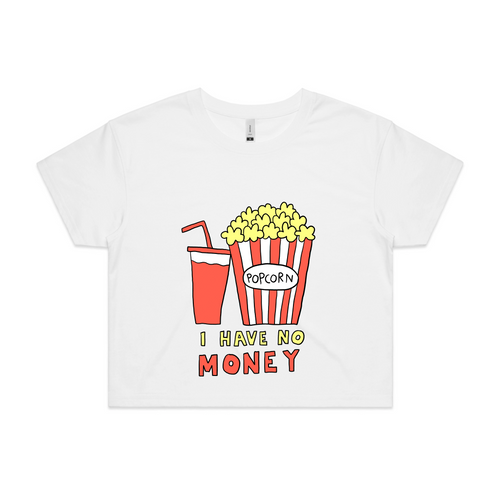 I Have No Money Tee by Lonely Kids Club. All clothing from our T-shirts to our shorts and hoodies are ethically made, and printed packed and shipped from Sydney.