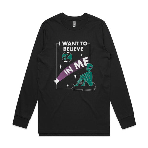 I Want To Believe Tee by Lonely Kids Club. All clothing from our T-shirts to our shorts and hoodies are ethically made, and printed packed and shipped from Sydney.