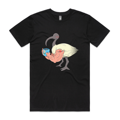 Ibis Arms Tee by Lonely Kids Club. All clothing from our T-shirts to our shorts and hoodies are ethically made, and printed packed and shipped from Sydney.