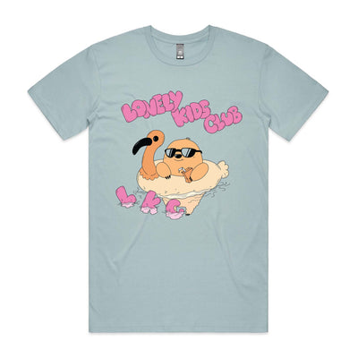 Ibis Floatie Tee by Lonely Kids Club. All clothing from our T-shirts to our shorts and hoodies are ethically made, and printed packed and shipped from Sydney.
