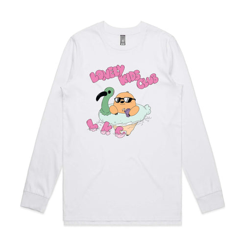 Ibis Floatie Tee by Lonely Kids Club. All clothing from our T-shirts to our shorts and hoodies are ethically made, and printed packed and shipped from Sydney.