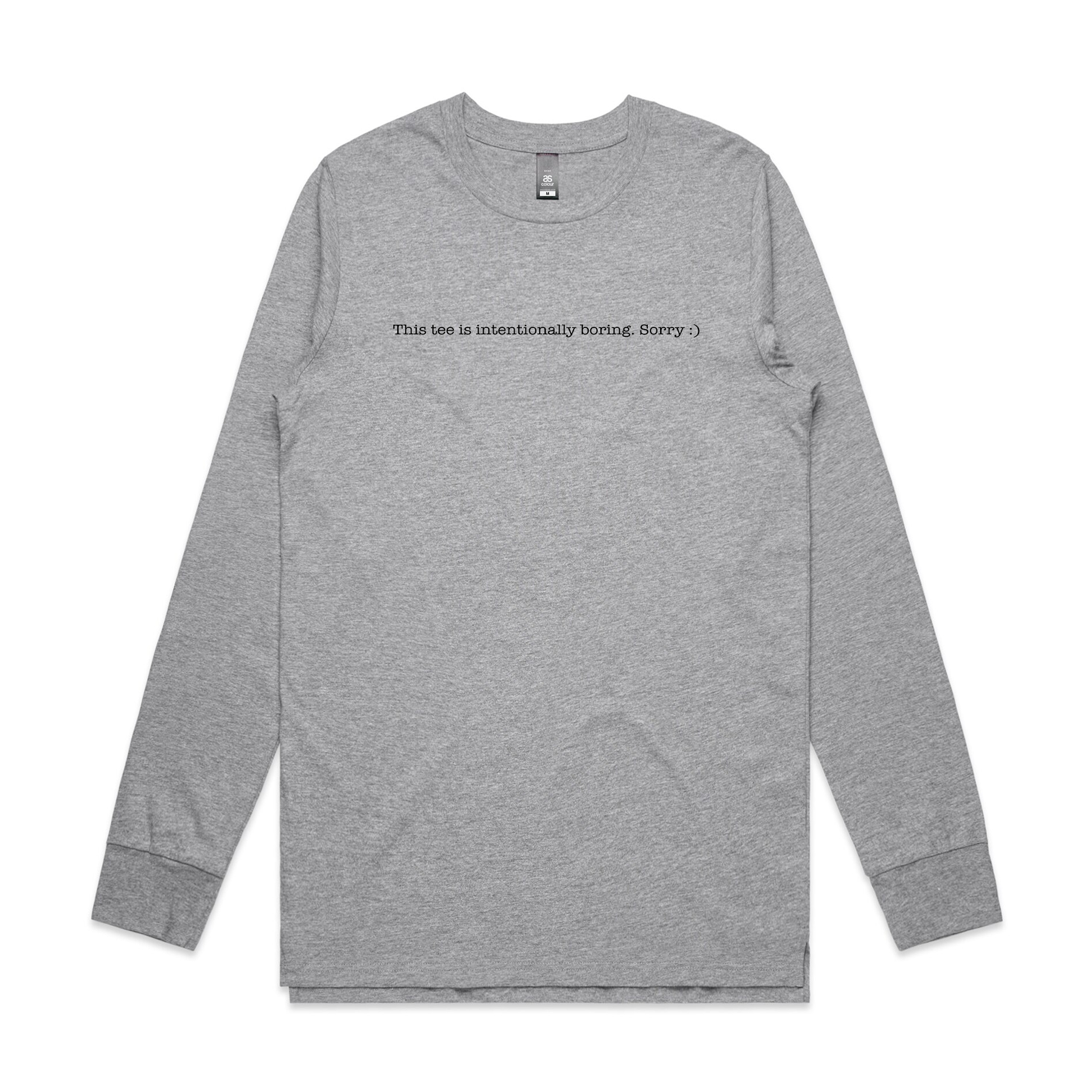 Intentionally Boring Tee