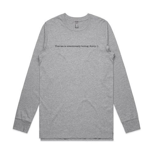Intentionally Boring Tee by Lonely Kids Club. All clothing from our T-shirts to our shorts and hoodies are ethically made, and printed packed and shipped from Sydney.