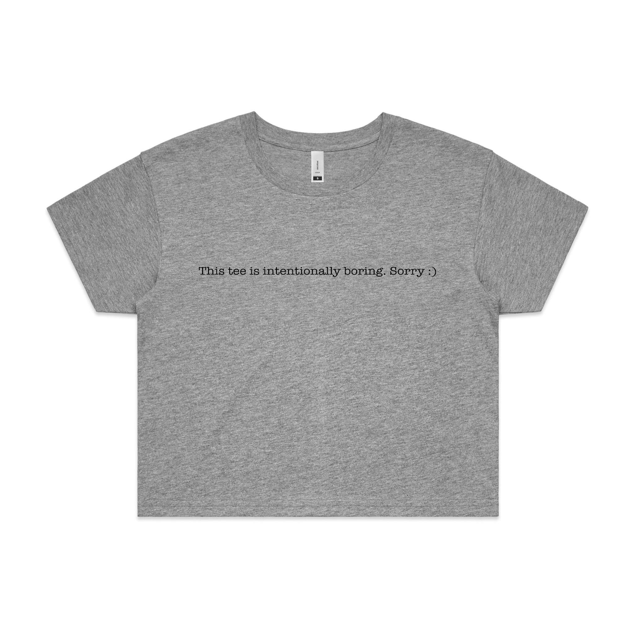 Intentionally Boring Tee