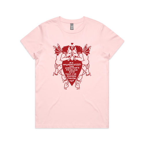 Intrusive Thoughts Tee by Lonely Kids Club. All clothing from our T-shirts to our shorts and hoodies are ethically made, and printed packed and shipped from Sydney.