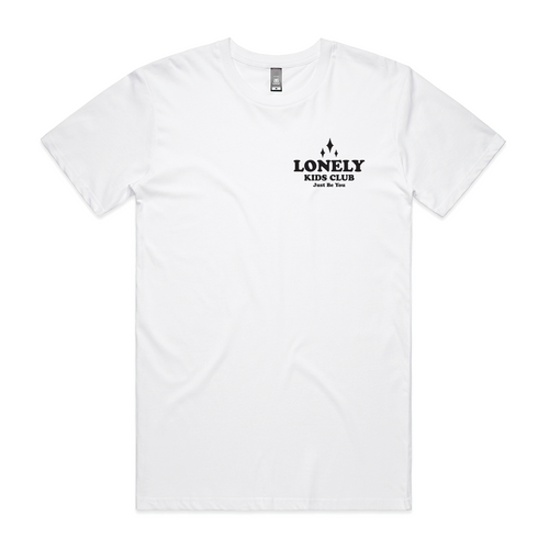 It's Okay Tee by Lonely Kids Club. All clothing from our T-shirts to our shorts and hoodies are ethically made, and printed packed and shipped from Sydney.