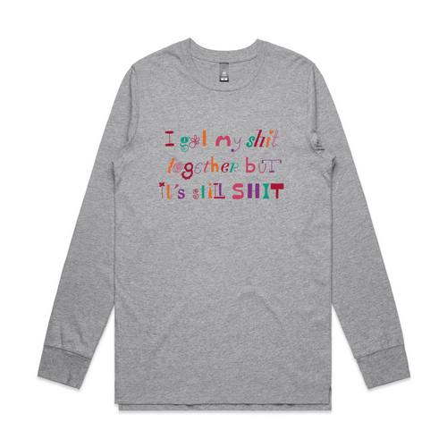 It's Still Shit Tee by Lonely Kids Club. All clothing from our T-shirts to our shorts and hoodies are ethically made, and printed packed and shipped from Sydney.