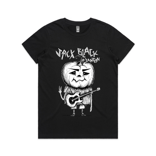 Jack Black O'Lantern Tee by Lonely Kids Club. All clothing from our T-shirts to our shorts and hoodies are ethically made, and printed packed and shipped from Sydney.