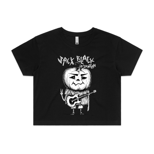 Jack Black O'Lantern Tee by Lonely Kids Club. All clothing from our T-shirts to our shorts and hoodies are ethically made, and printed packed and shipped from Sydney.