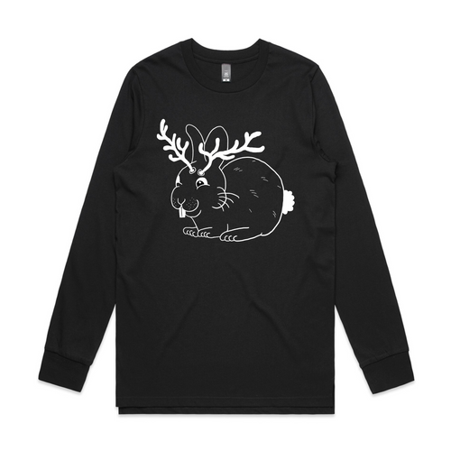 Jackalope Tee by Lonely Kids Club. All clothing from our T-shirts to our shorts and hoodies are ethically made, and printed packed and shipped from Sydney.