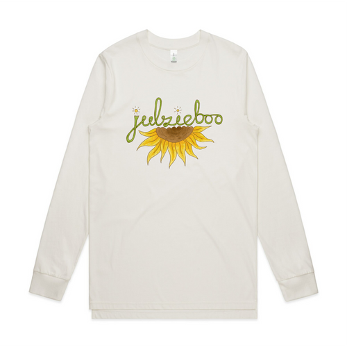Julzieboo Sunflower Tee by Lonely Kids Club. All clothing from our T-shirts to our shorts and hoodies are ethically made, and printed packed and shipped from Sydney.